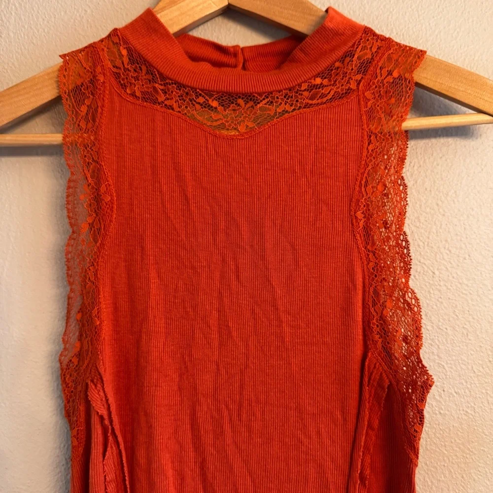 Free People‎ Dale Lace Trim Tank
